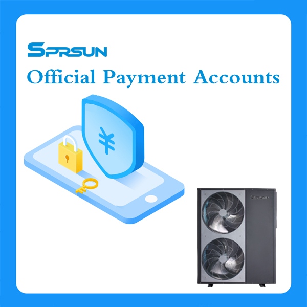 Vřelé oznámení: SPRSUN oficiálních platebních účtů