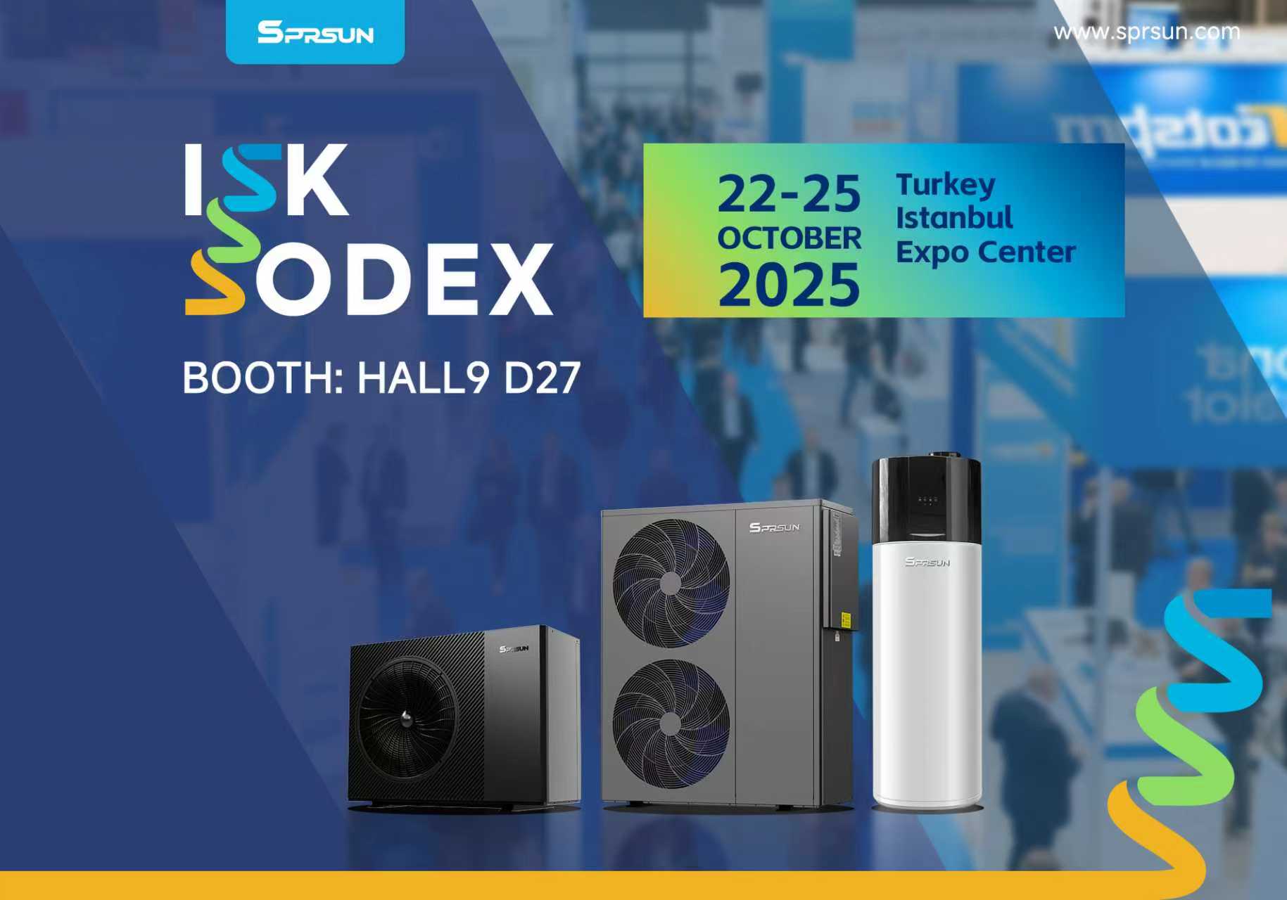 Připojte se k nám na Isk-Sodex 2025: SPRSUN DC Inverter Heat Pumps Redefine Energy Encovesting