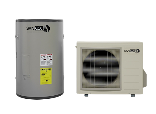 Ohř&iacute;vač vody s tepeln&yacute;m čerpadlem Sanden SanCO2