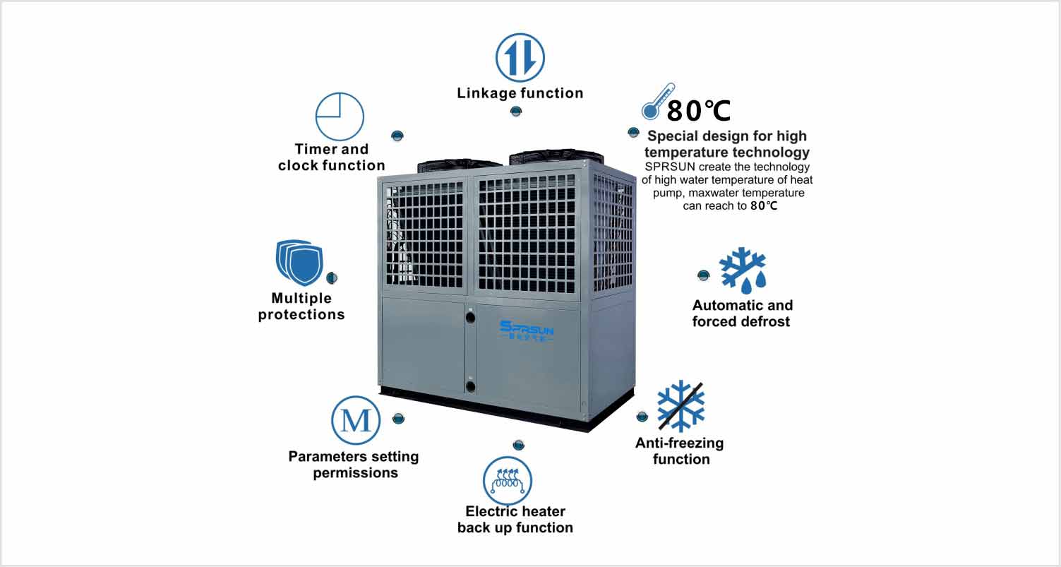 Technické vlastnosti vysokoteplotních ohřívačů vody s tepelným čerpadlem EVI